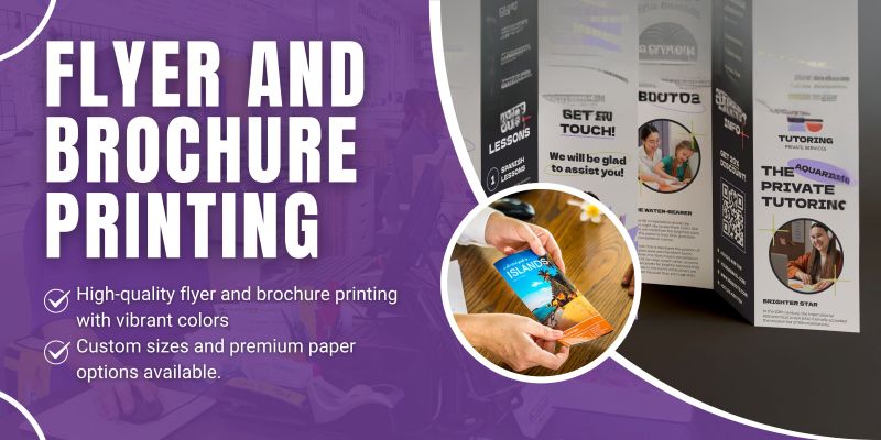 Flyer and Brouchure printing at Old Metiaire mail and copy in metairie