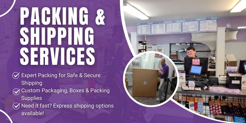 pack and ship services in Meairie at old metairie mail and copy center